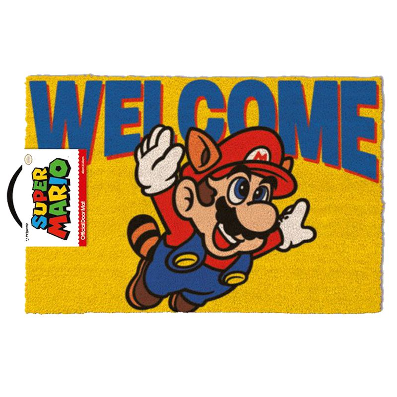 parálisis suspensión corrupción ToysTNT - Super Mario Felpudo Welcome 40 x 60 cm Alfombra