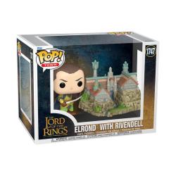 El Señor de los Anillos POP! Town Vinyl Figura Elrond & Rivendell 9 cm FUNKO