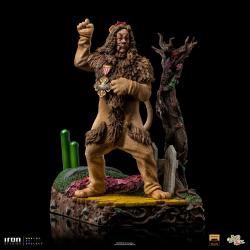 El mago de Oz Estatua 1/10 Deluxe Art Scale Cowardly Lion 20 cm  Iron Studios 