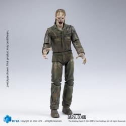 The Walking Dead Figura 1/18 Exquisite Mini Daryl Dixon Dark Eyes Walker 11 cm