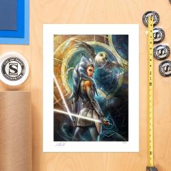 Star Wars: Rebels Litografia Ahsoka Tano and Morai: Old Friends 46 x 61 cm - sin marco SIDESHOW