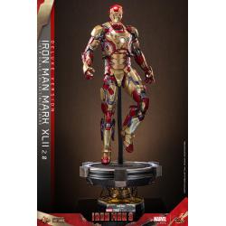 Iron Man 3 Figura Movie Masterpiece Diecast 1/6 Iron Man Mark XLII (2.0) Deluxe 32 cm HOT TOYS