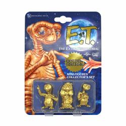 E.T. the Extra-Terrestrial Collector\'s Set Mini Figures 3-Pack Golden Edition 5 cm