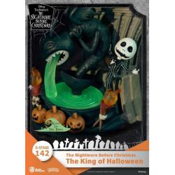 Pesadilla antes de Navidad Diorama PVC D-Stage The King of Halloween 15 cm Beast Kingdom Toys