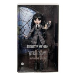 Monster High x Wednesday Muñeca MIERCOLES Addams Mattel