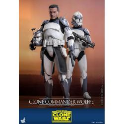 Star Wars: The Clone Wars Figura 1/6 Clone Commander Wolffe 30 cm Hot Toys 