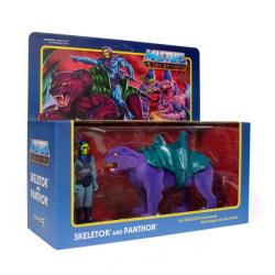 Masters of the Universe Pack de 2 Figuras ReAction Skeletor & Panthor 10 cm