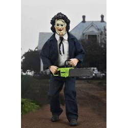 La Matanza de Texas Figura Clothed Leatherface (Pretty Woman Mask) 50 Aniversario 20 cm NECA