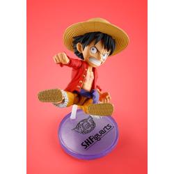 One Piece Figura World Collactable Figures x S.H. Figuarts Monkey D. Luffey 8 cm TAMASHII NATIONS