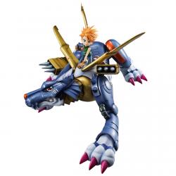 Digimon Adventure Serie G.E.M. Estatua PVC Metal Garurumon & Ishida Yamato 25 cm