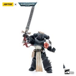 Warhammer 40k Figura 1/18 Black Templars The Emperors Champion Rolantus 12 cm   Joy Toy (CN)