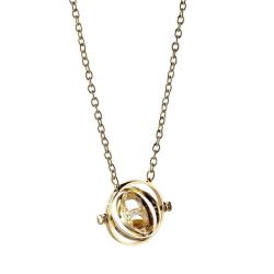 Harry Potter Collar con Colgante Spinning Time Turner (bañado en oro) Carat Shop, The 