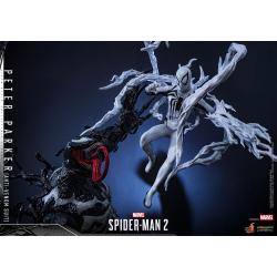 SpiderMan 2 Figura Video Game Masterpiece 1/6 Peter Parker (Anti-Venom Suit) 30 cm HOT TOYS