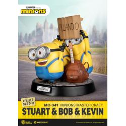 Los Minions Estatua Master Craft Stuart & Bob & Kevin 35 cm  Beast Kingdom 