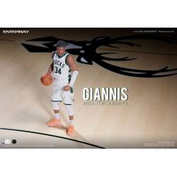 NBA Collection Real Masterpiece Action Figure 1/6 Giannis Antetokounmpo 33 cm