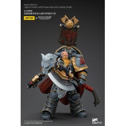 Warhammer The Horus Heresy Figura 1/18 Space Wolves Legion Praetor with Power Axe and Combat Shield 12 cm  Joy Toy 