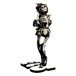 Die Ärzte Estatua Resina 1/10 Gwendoline Skelett 17 cm Cave Toys