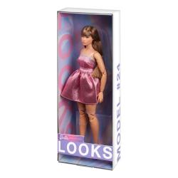 Barbie Signature Muñeca Barbie Looks Model #24 Curvy, Pink Mini Dress MATTEL