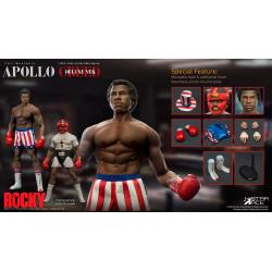 Rocky Estatua 1/6 Apollo Creed Deluxe Version 36 cm Star Ace Toys 