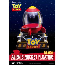 Toy Story Egg Attack Floating Model with Light Up Function Alien\'s Rocket 18 cm