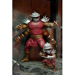 Tortugas Ninja (Mirage Comics) Figura Shredder Clone & Mini Shredder (Deluxe) 18 cm NECA