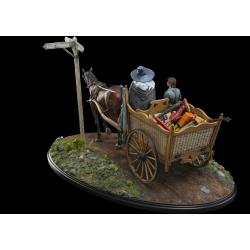 The Lord of the Rings: The Fellowship of the Ring Statue 1/6 Gandalf & Frodo on Cart 78 cm