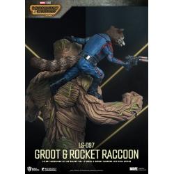 Guardians of the Galaxy 3 Life-Size Statue Groot & Rocket Raccoon 220 cm