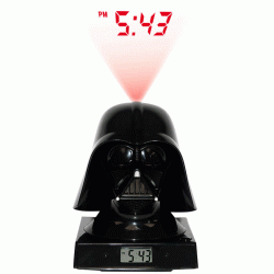 Star Wars despertador proyector con sonido de Darth Vader