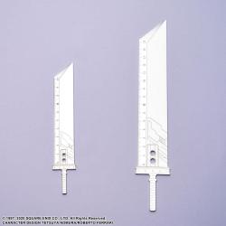  Final Fantasy VII Remake Pack de 2 Reglas Aluminio Buster Sword SQUARE ENIX