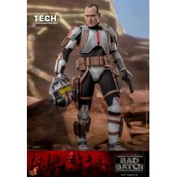 Hot Toys TMS098 Star Wars: The Bad Batch Collectible Action Figurine 1/6 Tech 31cm