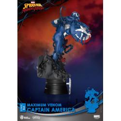 Marvel Comics Diorama PVC D-Stage Maximum Venom Captain America 16 cm