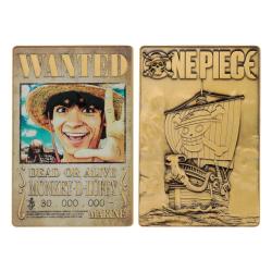 One Piece Lingote Luffy Wanted Poster Limited Edition FANATTIK