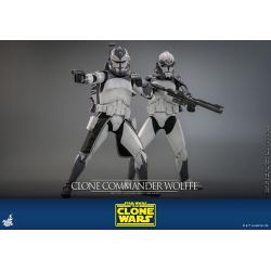 Star Wars: The Clone Wars Figura 1/6 Clone Commander Wolffe 30 cm Hot Toys 