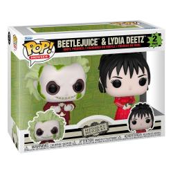 BITELCHUS 2 Pack de 2 POP! Animation Vinyl Figuras Beetlejuice & Lydia Deetz 9 cm FUNKO