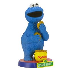 Barrio Sesamo Cabezón Head Knocker Cookie Monster 18 cm Monstruo de las galletas NECA