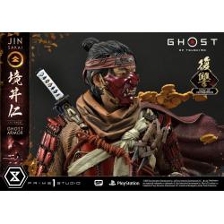 Ghost of Tsushima Estatua 1/4 Jin Sakai, The Ghost Vow of Vengeance Ghost Armor 58 cm Prime 1 Studio