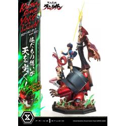 Gurren Lagann Estatua Ultimate Premium Masterline Series 1/4 Kamina, Simon & Yoko with Lagann Deluxe Bonus Version 97 cm