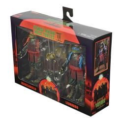 Tortugas Ninja II: The Secret of the Ooze 2-Pack Figuras Leonardo & Michelangelo 18 cm NECA