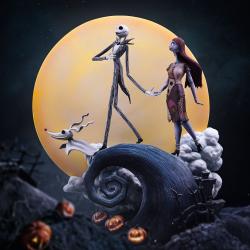 Pesadilla antes de Navidad Estatua 1/10 Deluxe Art Scale Jack and Sally 39 cm  Iron Studios