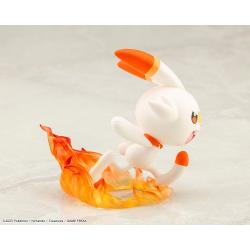 Pokémon Estatua ARTFXJ PVC 1/8 Victor & Scorbunny 21 cm  Kotobukiya