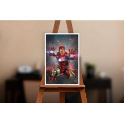 Marvel Litografia Invincible Iron Man 41 x 61 cm - sin marco  Sideshow Collectibles