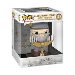 Harry Potter POP! Deluxe Vinyl Figura Deluxe Dumbledore w/Podium 12 cm funko