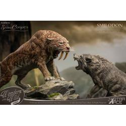 Wonders of the Wild Series: Smilodon & Dire Wolf  ESTATUA STAR ACE TOYS