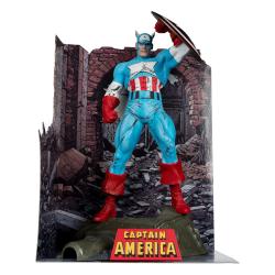 Marvel PVC Estatua PVC 1/6 capitan America (The Amazing SpiderMan #323) 28 cm McFarlane Toys