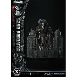 The Alien vs. Predator Estatua Museum Masterline Series 1/3 Scar Predator 93 cm Prime 1 Studio