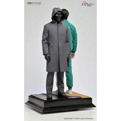 El juego del Calamar 2 Set de 2 Statues 1/3 Front Man Player 001 Oh Young-il JND 68cm JNDSTUDIOS