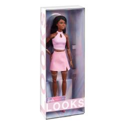 Barbie Signature Muñeca Barbie Looks Model #21 Tall, Braids, Pink Skirt Outfit MATTEL