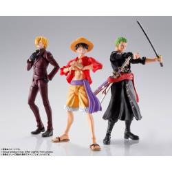 LUFFY +  RORONOA + ONE PIECE SH FIGUARTS TAMASHII NATIONS