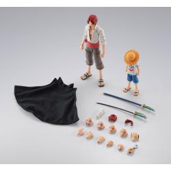 One Piece Pack de 2 Figuras S.H.Figuarts Shanks & Monkey D. Luffy Childhood Ver. Bandai Tamashii Nations