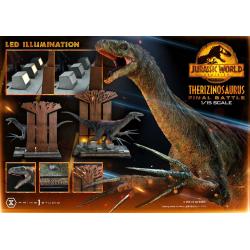Parque Jurasico Dominion Estatua Legacy Museum Collection 1/15 Therizinosaurus Final Battle Regular Version 55 cm Parque Jurasico